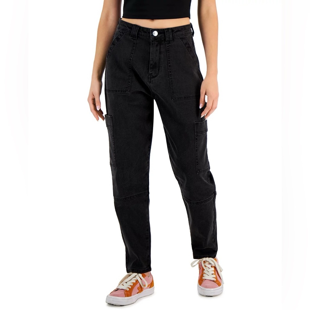 Gemma Rae High Rise Relaxed Fit Carpenter Mom Jeans